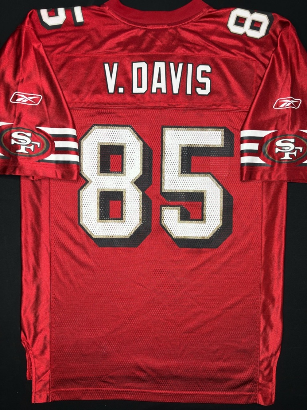 Rare San Francisco 49ers Vernon Davis 60th Anniversary Reebok Jersey Medium